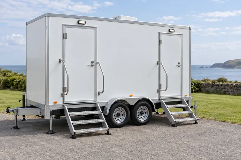 Portable sanitation equipment for rental planning
